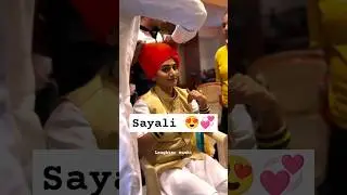 tharla tar mag sayali cha marathi look bts 😍💞