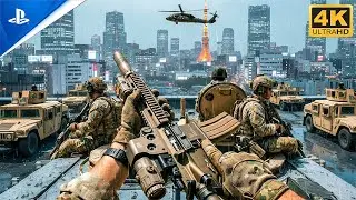 TOKOYO CITY Under Attack | Immersive Ultra Graphics [4K 60FPS HDR] COD: Black Ops Gameplay | BO7