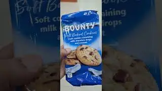 Bounty soft baked cookies #shorts #chocolate #cookies #food #dessert #snack