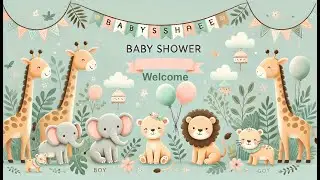 2 Hours of Relaxing Music & Safari Baby Shower Decorations  Your Ultimate Prenatal Party Guide!