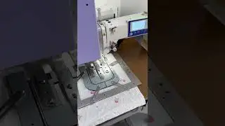 Fully automatic pocket setter machine #shorts #sewingmachine #machine#auto #pocket #pajamas #sewing
