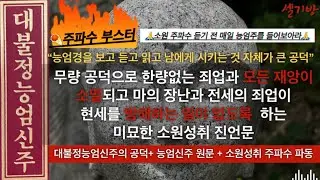☄️주파수 부스터[🦻듣는 기도문+주파수 삽입]매일 듣는 능엄신주경 |🕯️모든 재앙과 죄업을 소멸하는 기적의진언 대불정능엄신주경