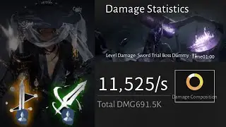 Where Winds Meet 1.2 Strategic Sword Heavenquaker Spear BellStrike Umbra 1 Minute DPS Parse Rotation