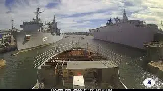 John Oxley time lapse Sydney Heritage Fleet Shipyard to Garden Island and return 2022
