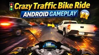 🔴Crazy Traffic Bike Ride // Android Gameplay #gaming 