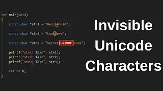 Invisible Unicode Characters