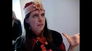 Suzanne Muldowney Underdog Lady Critiques Joey the Monkey Backstage at Oddville Beyond Vaudeville