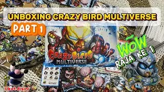Unboxing crazybirds multiverse part1 #crazybirds #unboxingmainan #karoman #mainanviral #reviewmainan