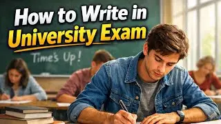How to Write University Exams📝| BSc.Nursing | Exam Oriented Tips ✍️ ✨  #university 