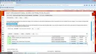 SAP C4C - Employee Work Distribution