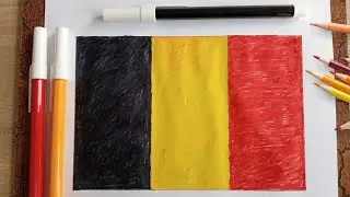 How to Draw the Belgium Flag - Easy Step-by-Step Tutorial