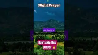 Powerful bedtime prayer