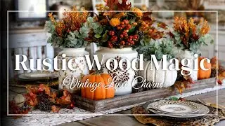 Rustic Wood Meets Vintage Luxe: Coffee Tables and Decor That Define Sophisticated Style