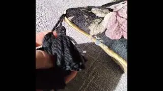 ✂️👗👍Silk velvet lining for cushions Handmade 100% Patchwork in ethnic style oriental Boho chic style