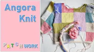 Angora Knit by Vicy Patchwork Pull @VKnitsVK