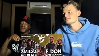 FDON & NICO react to Pengame Rap Battle | FDON & DAN DANNAH vs IIIberealz & SMIL3Z | Nico Minter