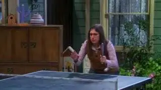 The Big Bang Theory - Amy and Raj playing Ping Pong S08E19 [HD]