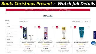 Boots Christmas Present Scam ! Boots Christmas Present :- Watch full Details ! Boots Reviews