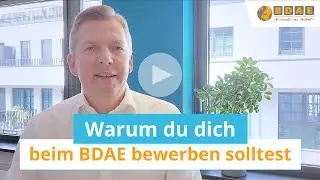 Warum BDAE? Arbeit als Vertriebsdirektor
