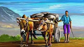 BULLOCK CART RIDE!!