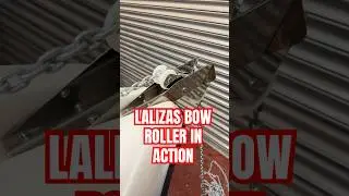 Lalizas Bow Roller in Action #anchor #bowroller #chain #anchoring #boat #boating #yacht #ocean