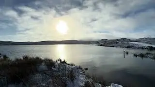 Snow Walk at Llyn Teifi Pools Circular Winter Walking Ambience, Wales Peaceful Footsteps in the Snow