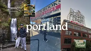 PORTLAND vlog | exploring downtown, shopping, multnomah falls & more 