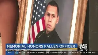 Memorial pays tribute to falled DeKalb County officer