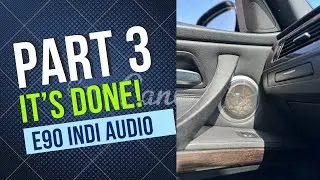 BMW e90 individual audio retrofit (Part 3) installation complete loom, speakers, harnesses, amp