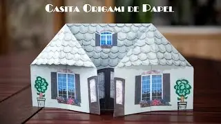 Casita Origami de Papel Facilísima Para Jugar