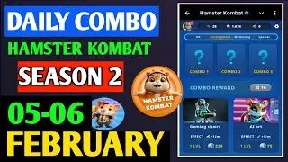 HAMSTER KOMBAT GAMEDEV DAILY COMBO | HAMSTER KOMBAT DAILY COMBO | 5-6 FEBRUARY HAMSTER DAILY COMBO