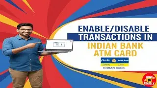🔐 How to Enable or Disable Transactions in Indian Bank ATM Card Online | 💳 Indian Bank ATM Card