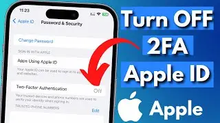 Как отключить двухфакторную аутентификацию для Apple ID на iPhone