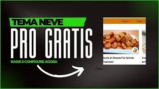 Tema neve pro gr&aacute;tis com configura&ccedil;&atilde;o completa