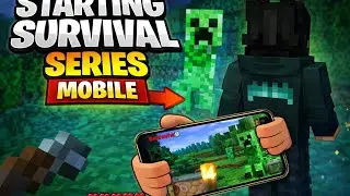 Starting a new journey of survival series in Minecraft in mobile||#minecraftsurvival #minecraft 