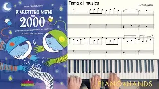 R. Vinciguerra - 8. Tema di musica (Piano four Hands)