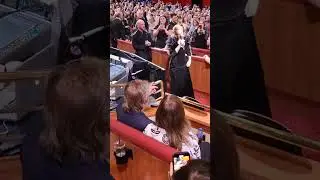 Adele hugs Paul McCartney