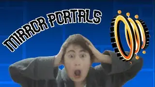 my new level with a ton of mirror portals