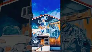 #wallart #police #motorbike #nolan #helmet #travel #shortsvideos #skyline #artwork #cloudstrife #off