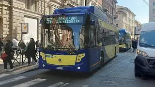 [4K] 🇮🇹 GTT linea 57 vettura 9215 (2023)
