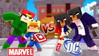 Minecraft - MARVEL Vs DC - HARLEY QUINN DEFEATS THE HULK - Little Club Baby Max, modded mini game