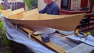 Time lapse video building a kayak