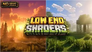 🤯 Top 2 Best Shaders for LOW END Mcpe & Bedrock 1.21 & 26 ( No Vibrant Visuals )