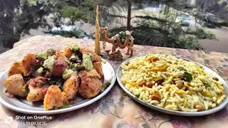 💚Healthy Breakfast Combo Protein Rich Fried Moong Dal Idli 😋|Murmura Mixture | Easy Breakfast &Snack