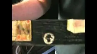 Bill Lavin's Tribute belt to die hard Gamblers