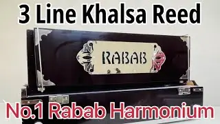 Rabab 3 Line Harmonium Khalsa Reed Premium Sound Indian no.1 Rabab cash on delivery M .917589313913