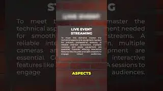 Mastering the Art of Live Event Streaming - Essential Equipment and Technical Tips