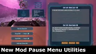 [Mod Showcase] Pause Menu Utilities. Source Files Available.