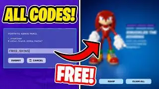 ALL ADMIN PANEL CODES IN FORTNITE! (HOW TO GET ALL FREE SKIN LOBBY HACK CODES)