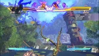street fighter X tekken combos hypothetical-2 (4 character 5bars )